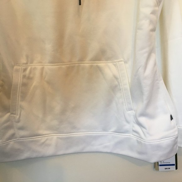 Cabelas White / Mountain Rose Hoodie Pursuit Logo Water Resistant MSRP $50 - Picture 4 of 8